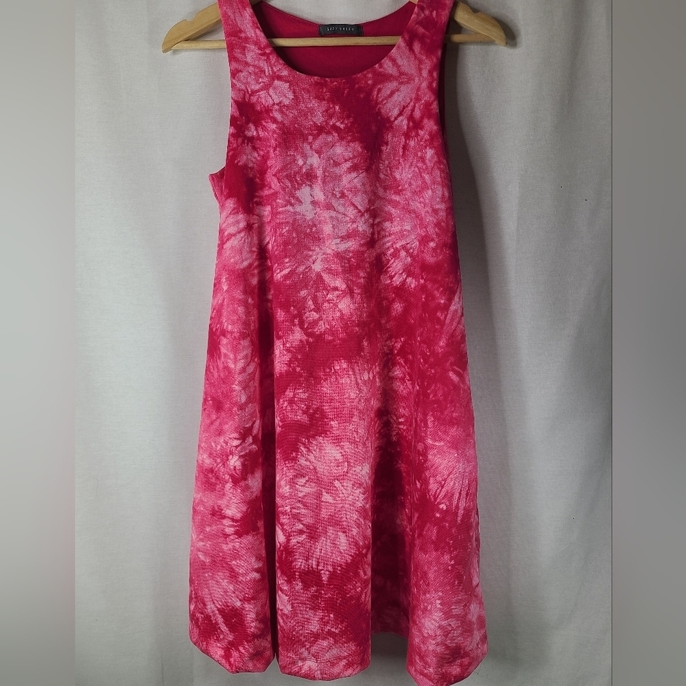Suzy Shier pink tye dye mini dress- Size XS - Picture 4 of 6